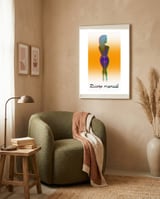 Chica Rosada 1b 3d framed in a tender room thumbnail