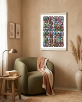 Formas 14 34 3d Y Calaveras 3 framed in a tender room thumbnail