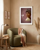 Dipinto Olio digitale framed in a tender room thumbnail
