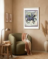 La Muerte 2 3d 2 framed in a tender room thumbnail