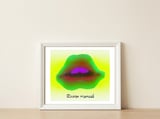 Boca Multicolor 4 — framed, leaning against the wall thumbnail
