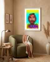 Che 6 Multicolor 2 framed in a tender room thumbnail