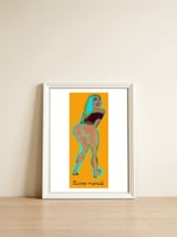 Chica Sensual 2 B3 — framed, leaning against the wall thumbnail