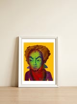 Beethoven Multicolor 7 — framed, leaning against the wall thumbnail