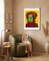 Beethoven Multicolor 7 framed in a tender room thumbnail