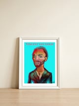 Van Gogh 2 Multicolor 1 — framed, leaning against the wall thumbnail