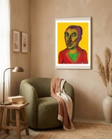 Van Gogh Multicolor framed in a tender room thumbnail