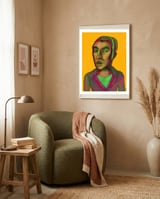 Van Gogh Multicolor 2 framed in a tender room thumbnail