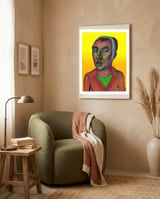 Van Gogh Multicolor 5 framed in a tender room thumbnail