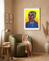 Van Gogh Multicolor 6 framed in a tender room thumbnail