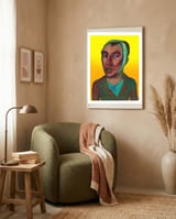 Van Gogh Multicolor 7 framed in a tender room thumbnail