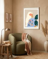 What A Time To Be Alive | Blonde Woman with a Positive Mindset Gratitude & Good Vibes | Fun Tropical framed in a tender room thumbnail