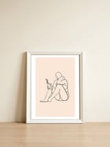 The Reader — framed, leaning against the wall thumbnail