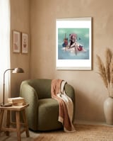 pin up framed in a tender room thumbnail