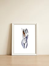 Untitled #10 - Standing Nude — framed, leaning against the wall thumbnail