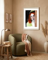 Untitled #017 - Woman with red hair framed in a tender room thumbnail
