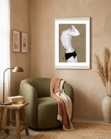 Untitled #41 - Man in black shorts framed in a tender room thumbnail