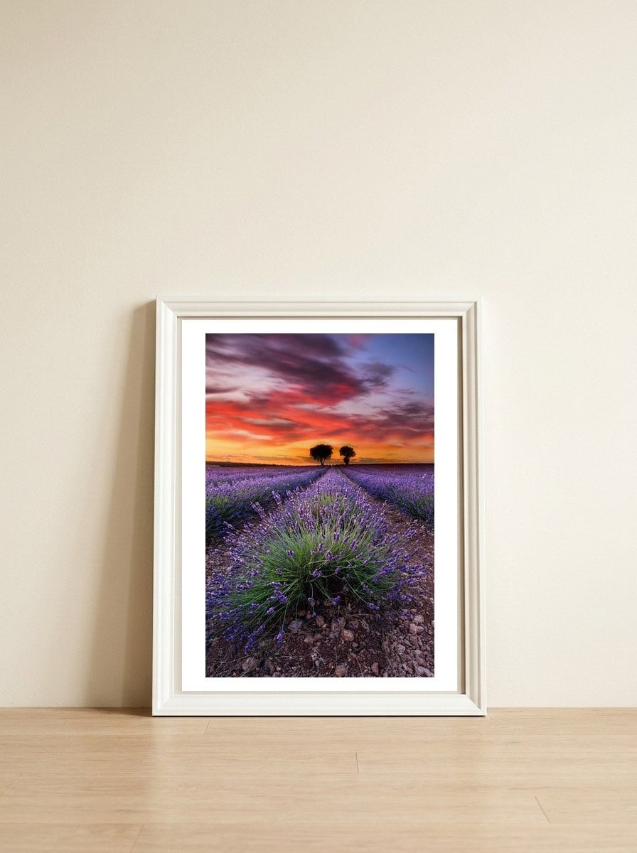 A Place To Dream — framed, leaning against the wall