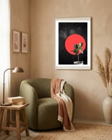 "Bonsai" - Digital Collage framed in a tender room thumbnail