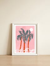 California sunset — framed, leaning against the wall thumbnail