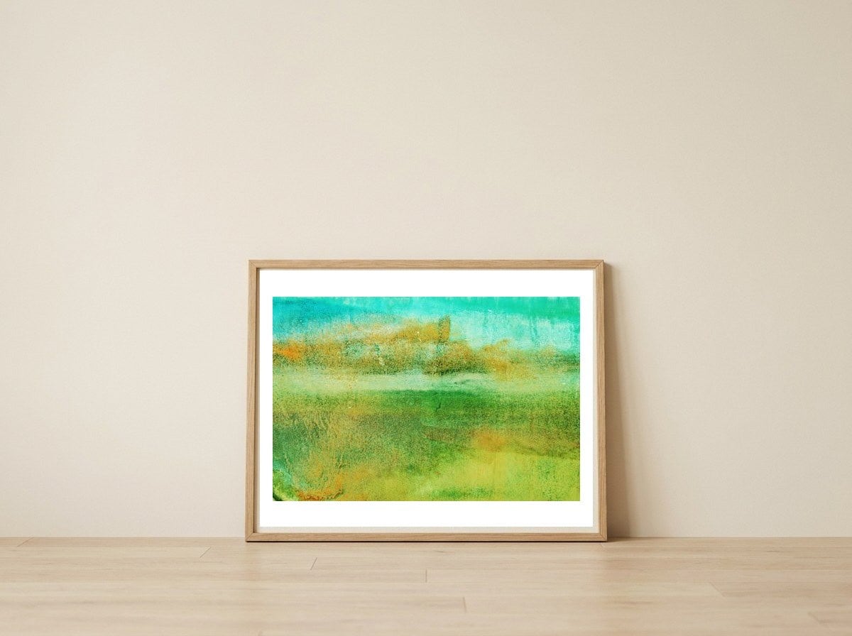 Autumn — framed, leaning against the wall