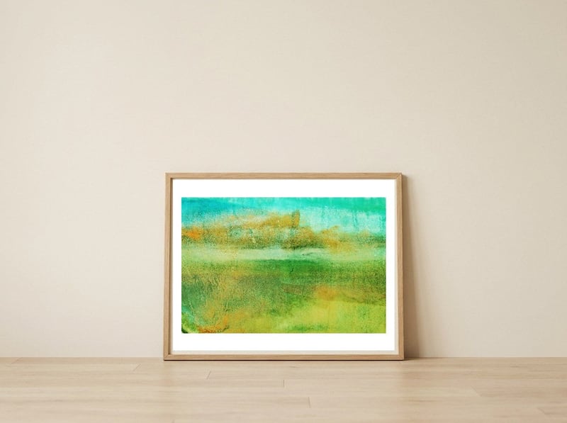 Autumn — framed, leaning against the wall