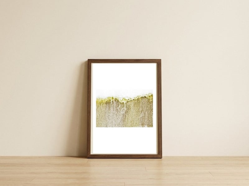 Brianna — framed, leaning against the wall