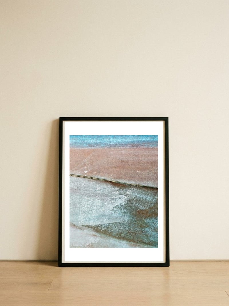 Hattie — framed, leaning against the wall