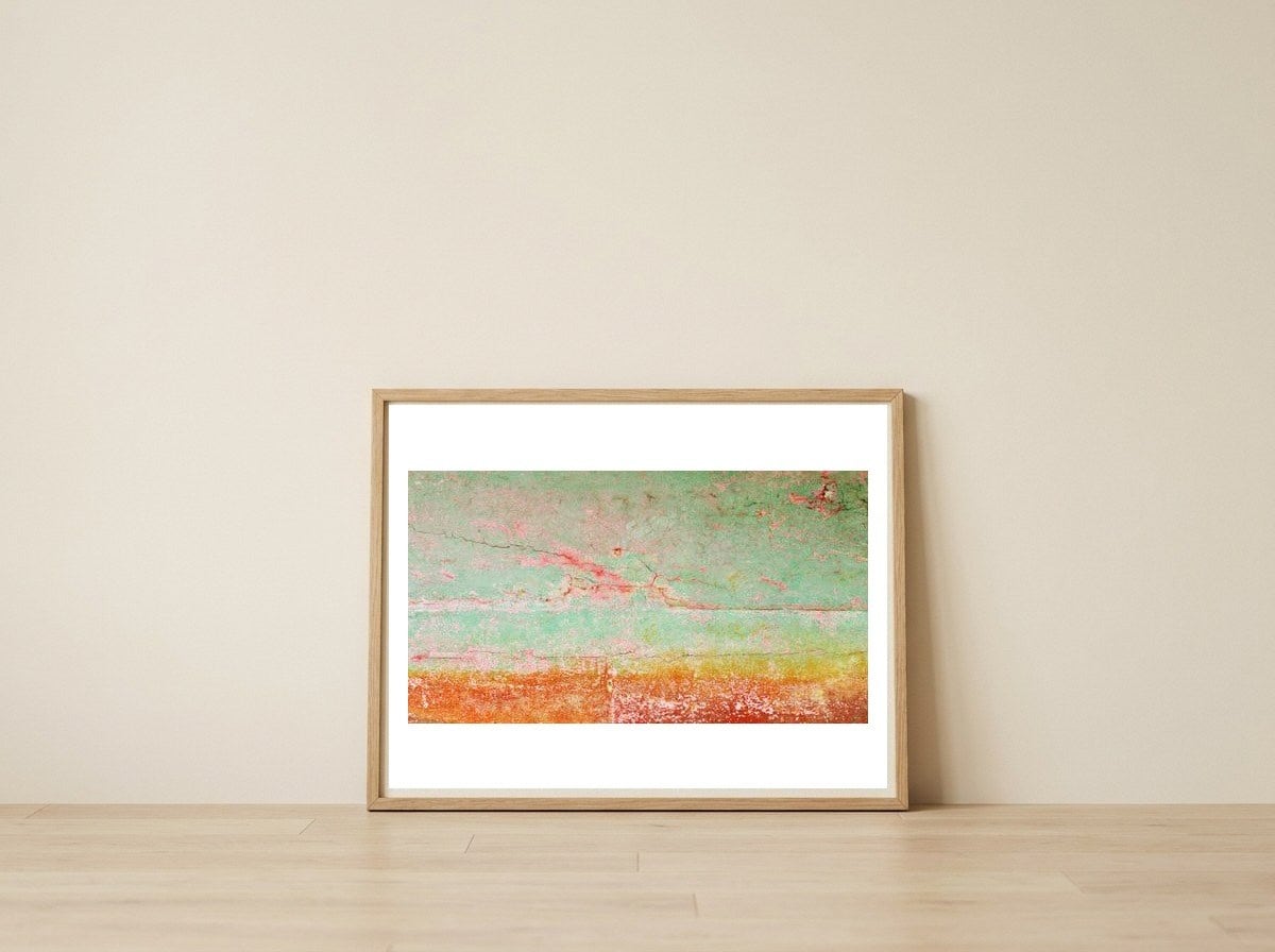 Heaven — framed, leaning against the wall