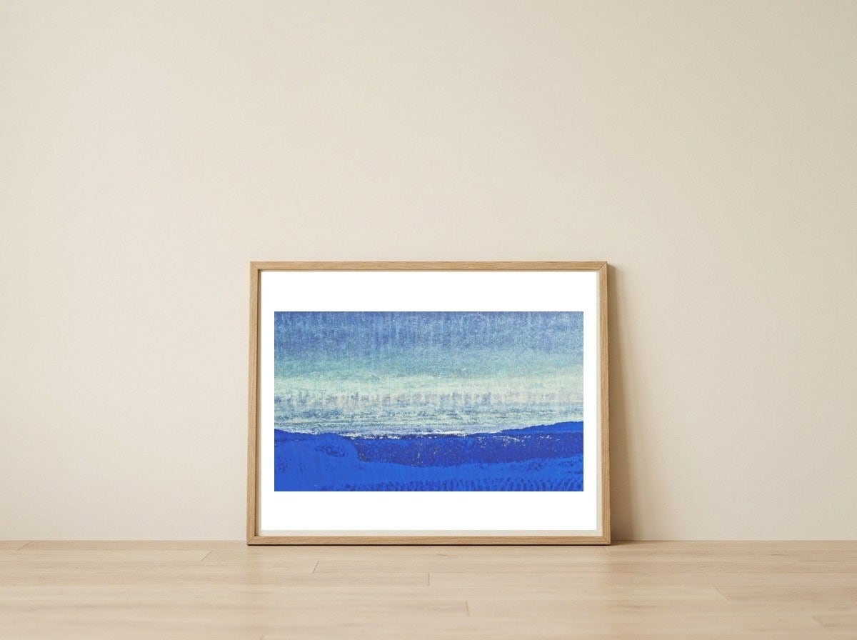 Hope — framed, leaning against the wall