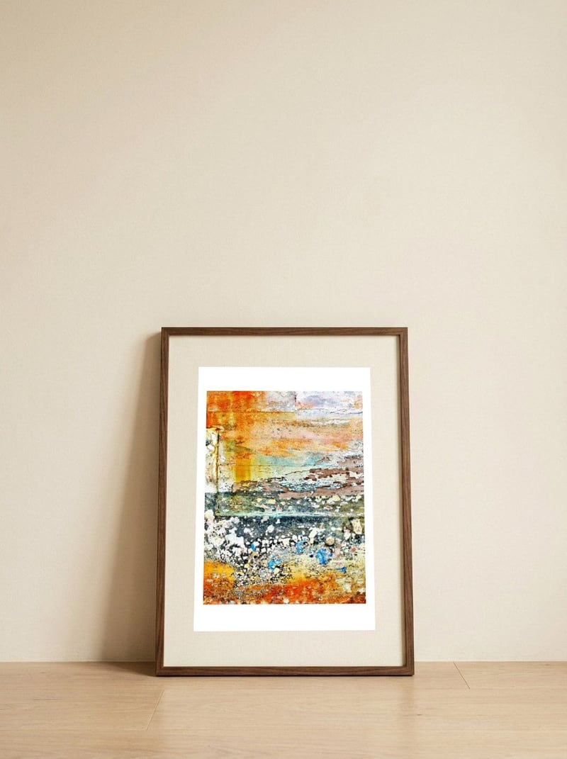 Louisa — framed, leaning against the wall