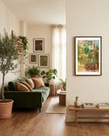 Oak framed in a grounding room thumbnail