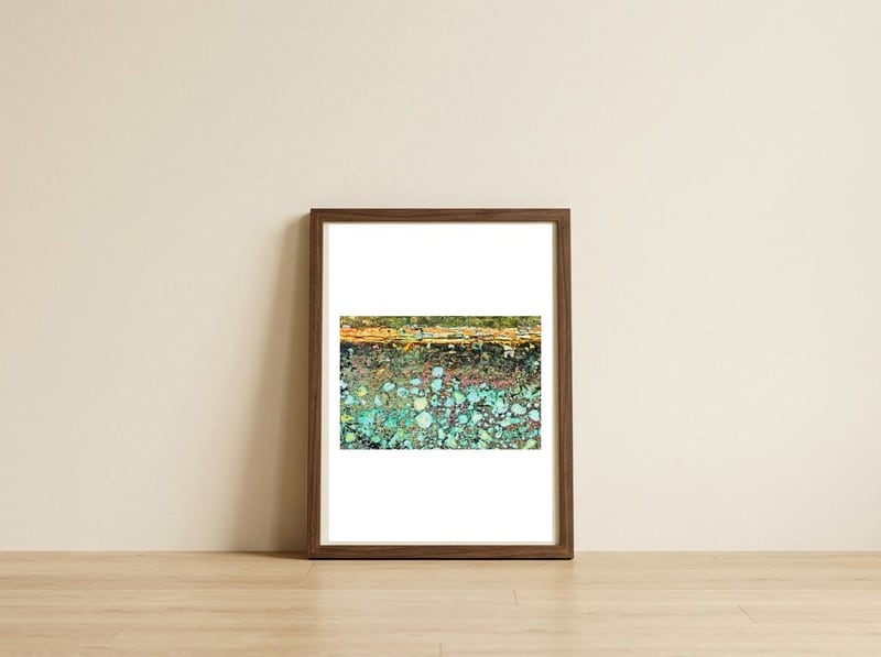Paris — framed, leaning against the wall