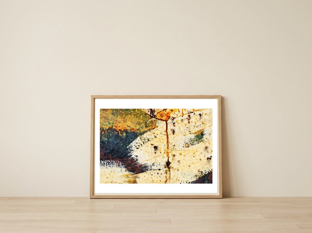 Zara — framed, leaning against the wall