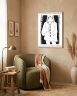 I Play Piano Tie framed in a tender room thumbnail