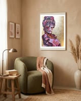 Geisha Garden  framed in a tender room thumbnail