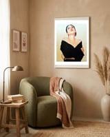 Untitled #90 - Woman in black framed in a tender room thumbnail
