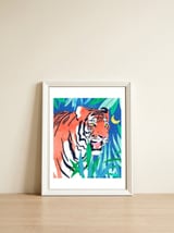 Tiger Forest — framed, leaning against the wall thumbnail