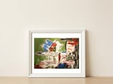 Abstraction - 8 — framed, leaning against the wall thumbnail