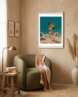 Stairway to the moon framed in a tender room thumbnail
