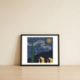 Night — framed, leaning against the wall thumbnail