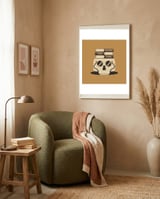Books Are Cool framed in a tender room thumbnail