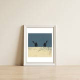 2 Birds — framed, leaning against the wall thumbnail