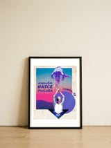 No one is born woman — framed, leaning against the wall thumbnail