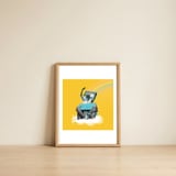 Stay home — framed, leaning against the wall thumbnail