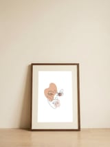 Butterfly Lady — framed, leaning against the wall thumbnail