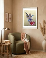 Love Hurts framed in a tender room thumbnail