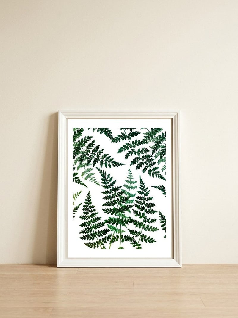 Botanical Bliss — framed, leaning against the wall
