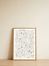 White Terrazzo — framed, leaning against the wall thumbnail