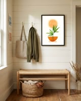 Abstract Happiness framed in a relaxed room thumbnail